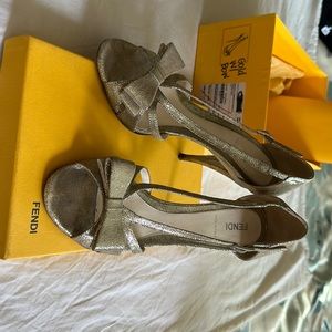 Fendi bow heels
